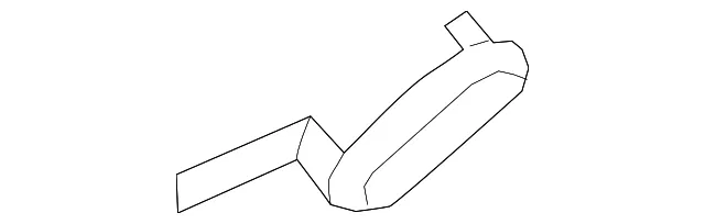 Windshield Pillar Trim Cap - Passenger Side (RH) - Kia (85822-1M0008O)