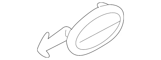 Windshield Pillar Trim Cover - Passenger Side (RH) - Kia (85822-1M5008O)