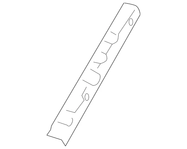 Windshield Pillar Trim Bracket - Passenger Side (RH) - Kia (85827-2F500)