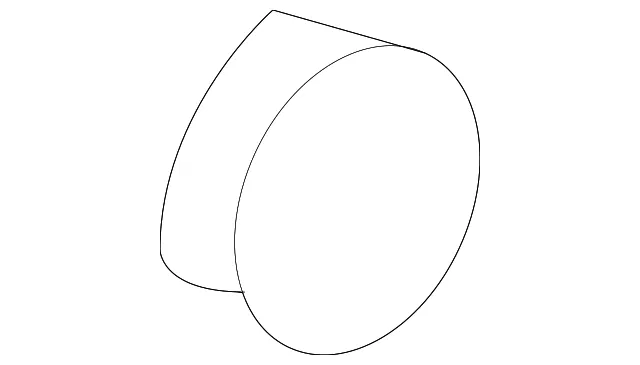Windshield Pillar Trim Cap - Passenger Side (RH) - Kia (85829-3F000NF)