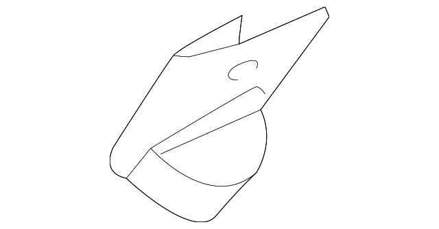 Upper Center Pillar Trim Knob - Driver's Side (LH) - Kia (85834-D9000ED)