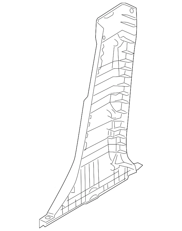 Lower Center Pillar Trim - Driver's Side (LH) - Kia (85835-2F000IM)
