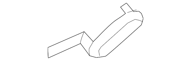 Upper Center Pillar Trim Cover - Kia (85838-1M0008O)