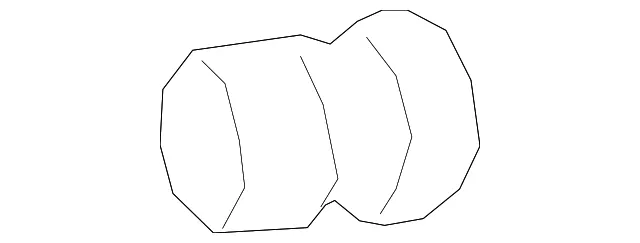 Upper Center Pillar Trim Hook - Kia (85838-B1600)