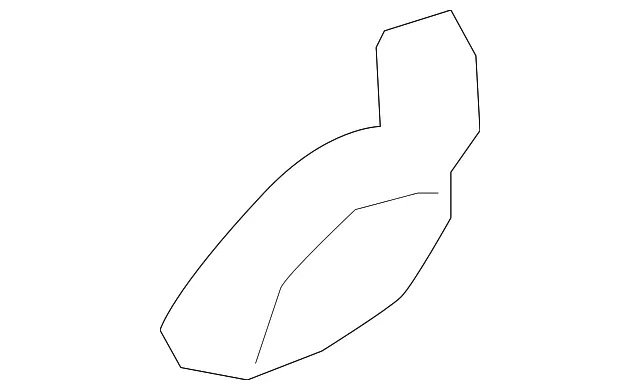 Upper Center Pillar Trim Hole Cover - Passenger Side (RH) - Kia (85839-3K000BF3)