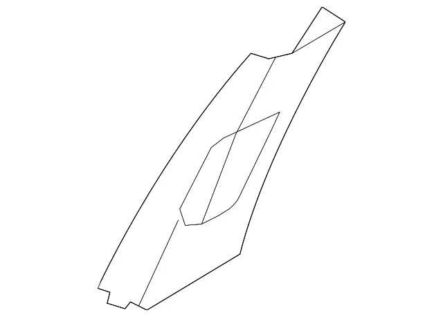Upper Center Pillar Trim - Passenger Side (RH) - Kia (85840-3T100TPT)