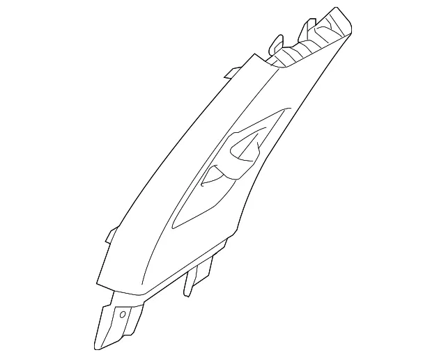 Upper Center Pillar Trim - Kia (85840-F6100GYT)