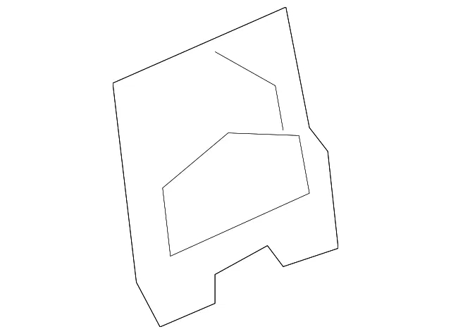 Upper Center Pillar Trim - Passenger Side (RH) - Kia (85842-4D100TW)