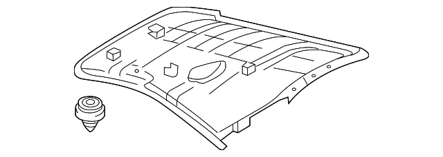 Upper Quarter Trim - Driver's Side (LH) - Kia (85844-3E00044)