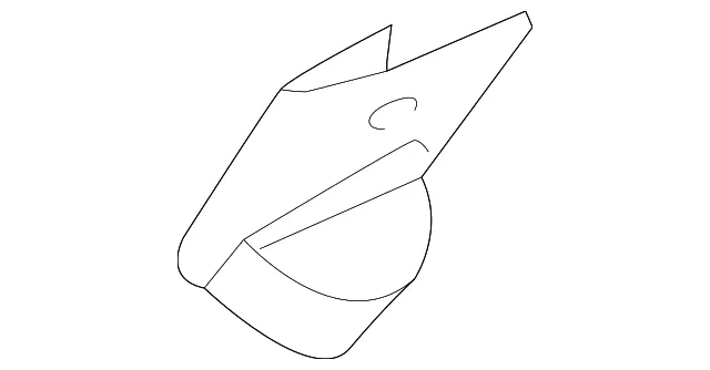 Upper Center Pillar Trim Adjuster - Kia (85844-Q5000BGA)