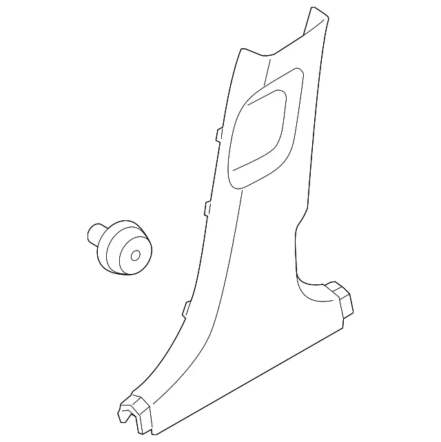 Lower Center Pillar Trim - Kia (85845-L3000WK)