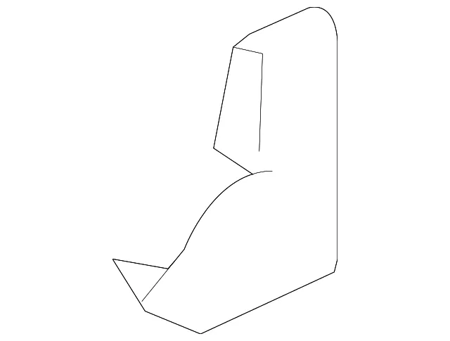 Lower Center Pillar Trim Outer Cover - Passenger Side (RH) - Kia (85848-1F000EZ)