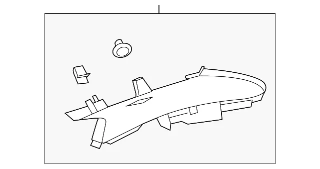 Upper Quarter Trim - Driver's Side (LH) - Kia (85850-1W200DCM)