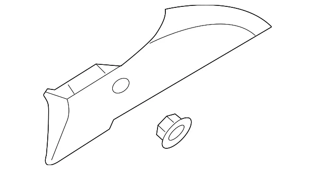 Upper Quarter Trim - Driver's Side (LH) - Kia (85850-3F01026)