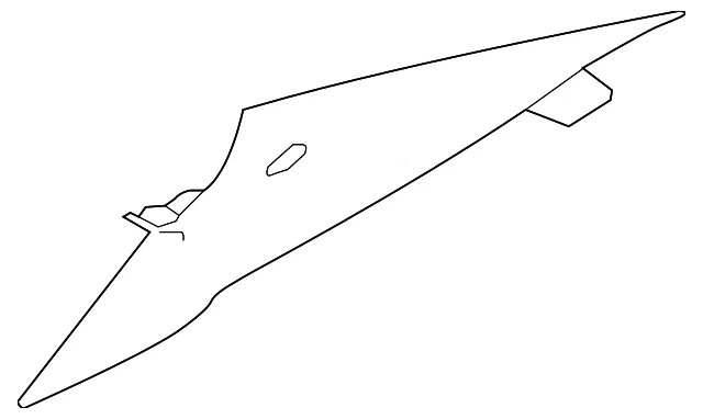 Rear Pillar Trim - Driver's Side (LH) - Kia (85850-3R170AYK)