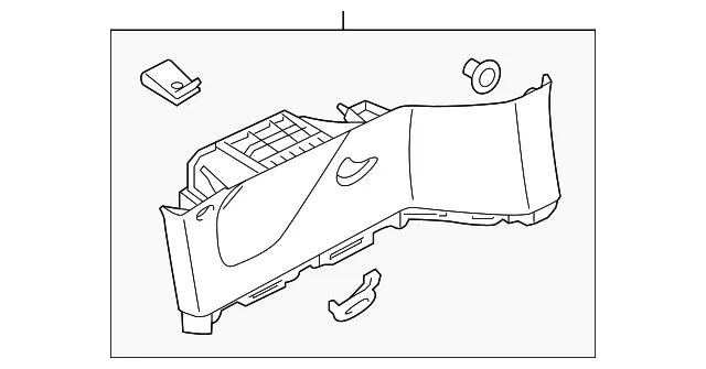 Upper Quarter Trim - Driver's Side (LH) - Kia (85850-B2100BF3)