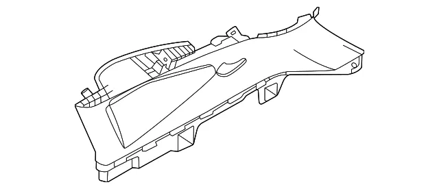 Upper Quarter Trim - Kia (85850-Q5000BGA)