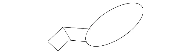 Upper Quarter Trim Blank Cover - Driver's Side (LH) - Kia (85852-2P000J7)