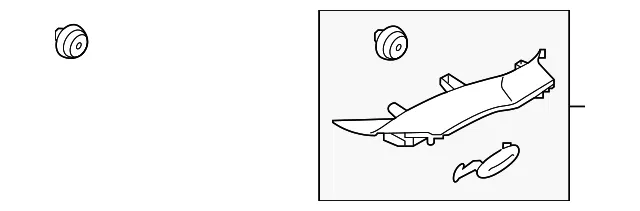 Upper Quarter Trim - Kia (85855-C6000BHH)