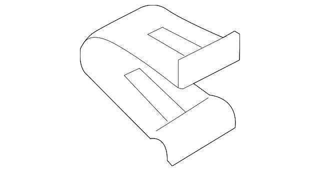 Quarter Pillar Trim Front Clip - Kia (85859-3S100)
