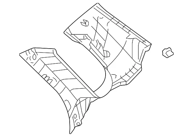 Upper Quarter Trim - Passenger Side (RH) - Kia (85860-2F500IM)