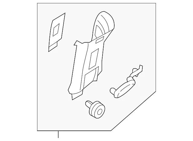 Pillar Trim - Kia (85860-A9500DAA)