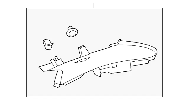 Upper Quarter Trim - Kia (85860-H9000BF3)