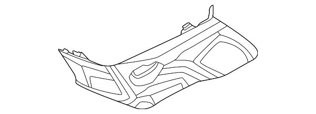 Rear Pillar Trim - Kia (85865-R0010BSU)
