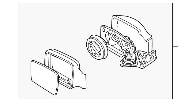 Mirror Outside - Passenger Side (RH) - Volvo (8600430)