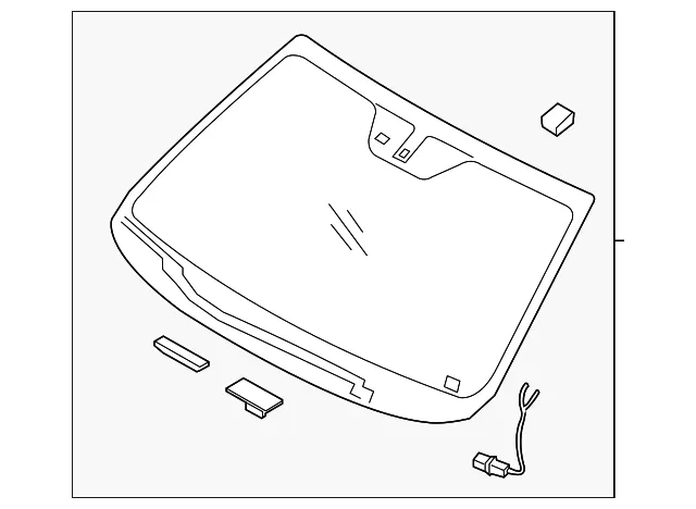 Windshield - Kia (86110-1U050)