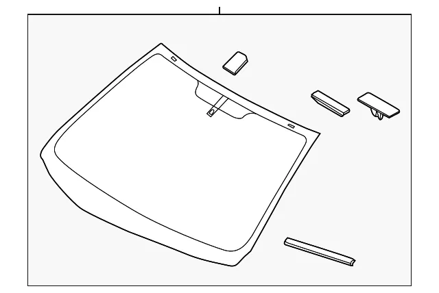 Windshield - Kia (86110-1W090)