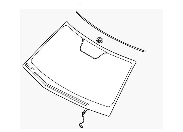 Windshield - Kia (86110-2J010)