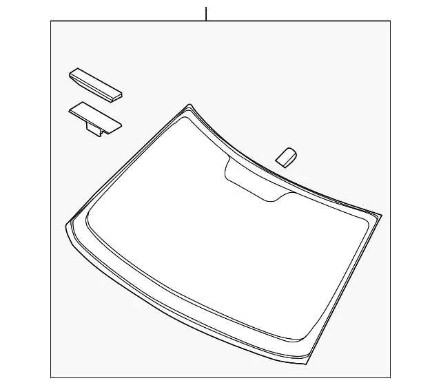 Windshield - Kia (86110-2K090)