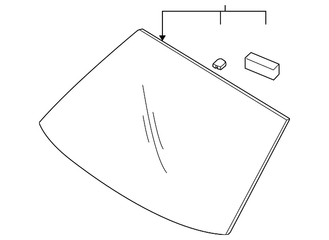 Glass Windshield - Kia (86110-3F570DS2)