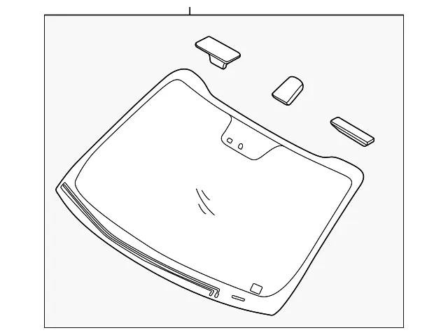 Windshield - Kia (86110-3W630)