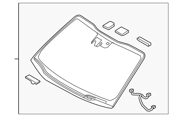Windshield - Kia (86110-A9460)