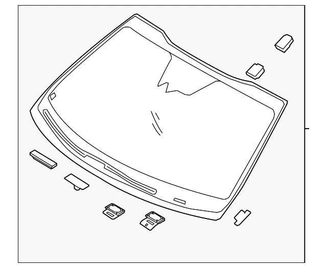 Windshield - Kia (86110-D5100)