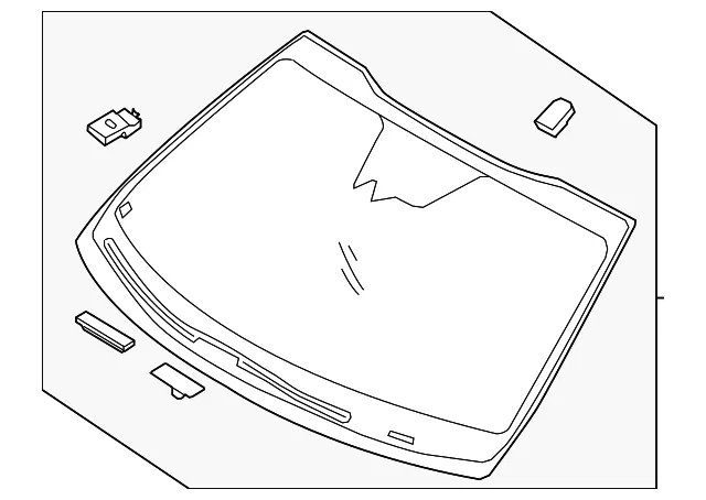 Windshield - Kia (86110-DW100)