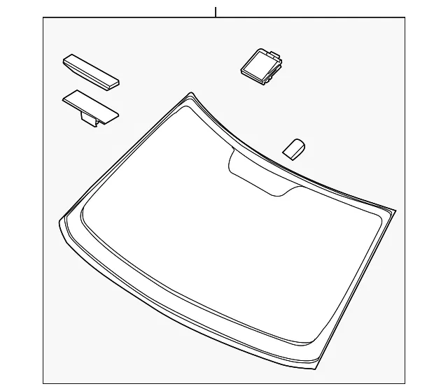 Windshield - Kia (86110-E4100)