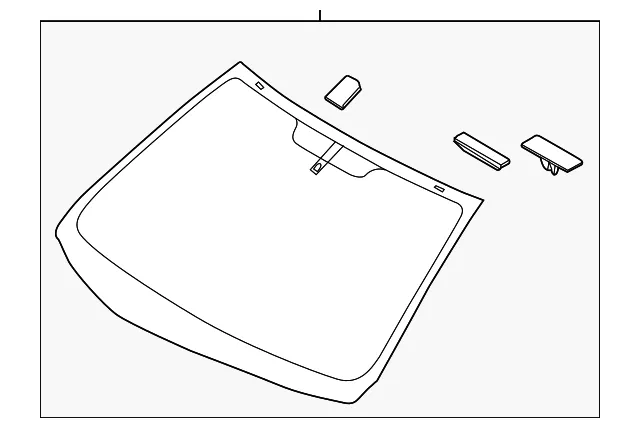Windshield - Kia (86110-H9010)