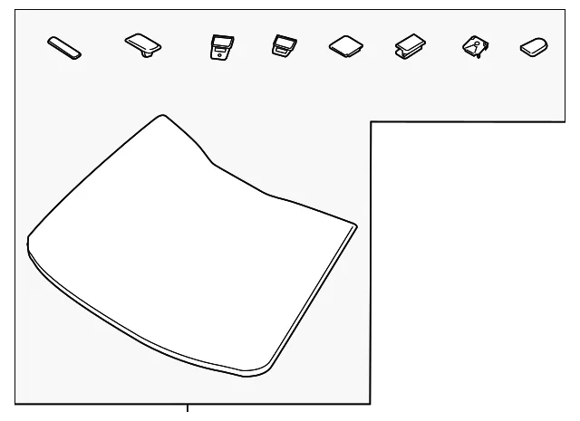 Windshield - Kia (86110-J5590)