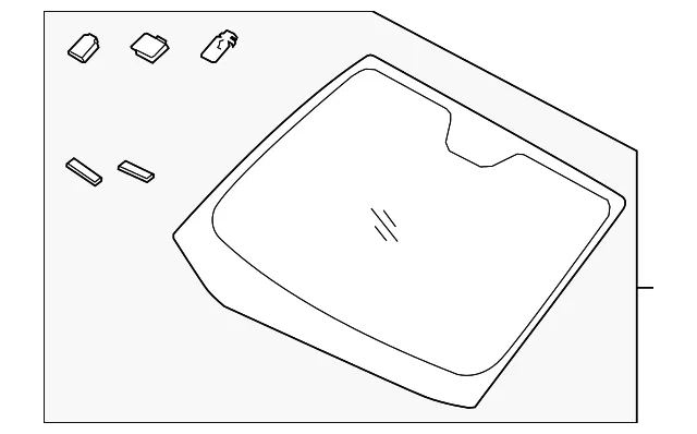 Windshield - Kia (86110-M7061)