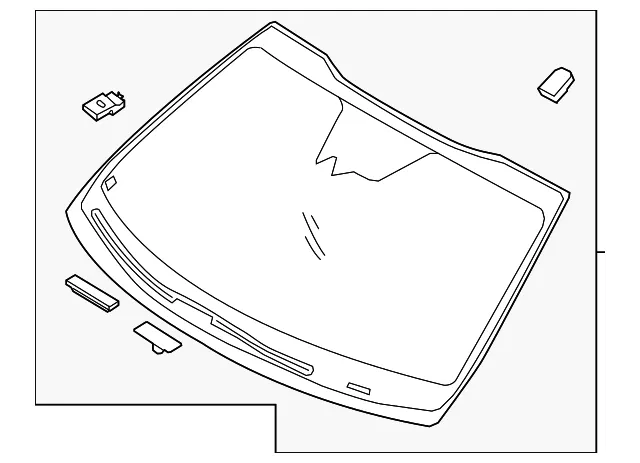 Windshield - Kia (86110-R5560)