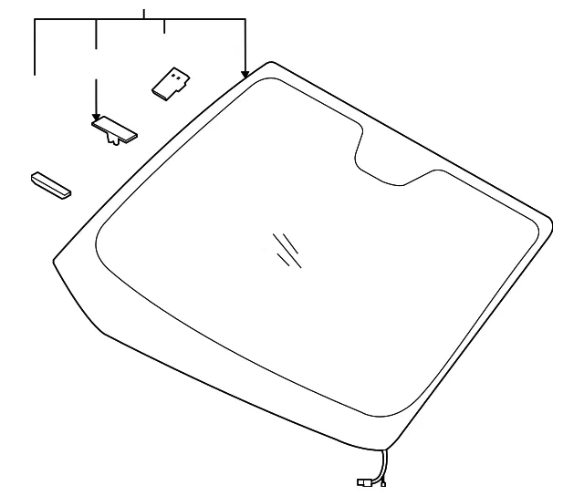 Windshield - Kia (86111-A7110)