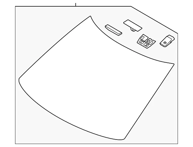 Windshield - Kia (86111-CV130)