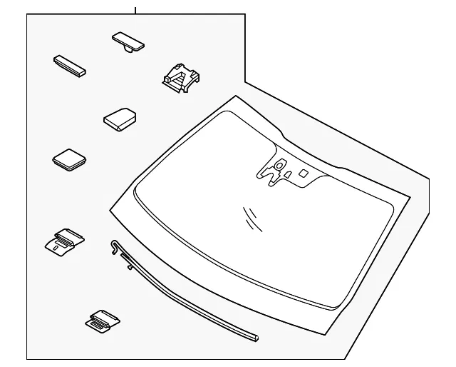 Windshield - Kia (86111-F6080)