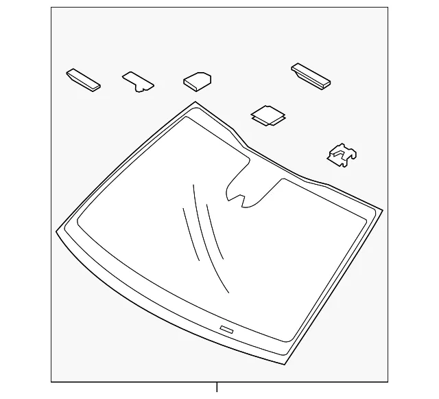 Windshield - Kia (86111-G5041)