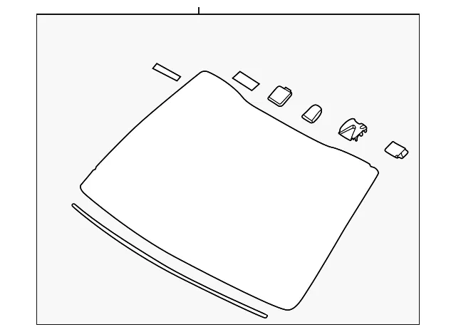 Windshield - Kia (86111-J6000)