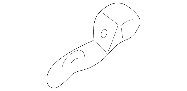 Convertible Top Latch Bracket - Volvo (8611711)