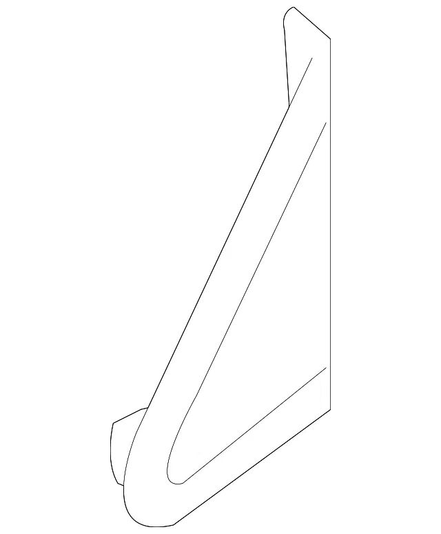 Upper Molding - Passenger Side (RH) - Kia (86190-1G000)